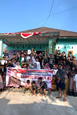 Ribuan Pendukung Kawal Pendaftaran Samsul Rizal di Pilkades Batunyala