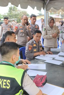 Personel Pengamanan MotoGP Mandalika 2026 Jalani Pemeriksaan Kesehatan